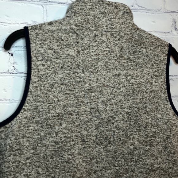 NWT Boy’s Large CHAPS Heather Gray Full Zip Vest - Picture 7 of 11